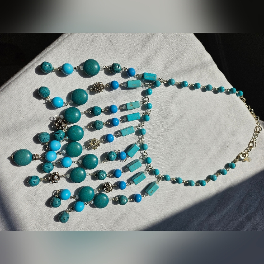 4 piece ChicosTurquoise Mania Jewelry - Picture 3 of 7